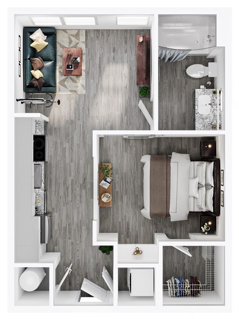 1 bed 1 bath at Link Apartments® CYKEL Apartments, Charlotte , NC 28208